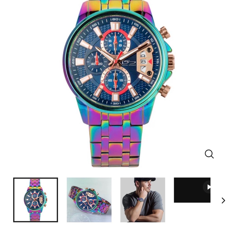 Multicolor Chronograph Men's Watch